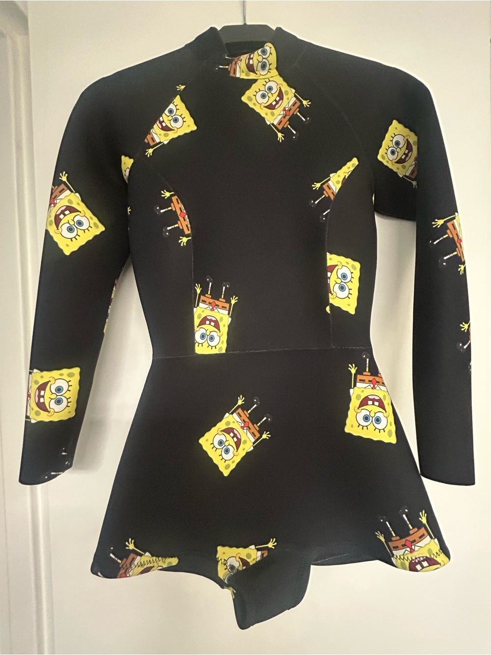 NWT - Cynthia Rowley x Sponge Bon Squarepants collab wetsuit - Youth Girls XS